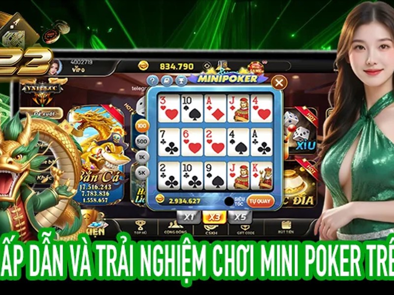 Sòng bạc trực tuyến 789 bet với các trò bài poker, baccarat, blackjack